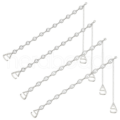 Plastic Imitation Pearl Non-slip Bra Straps FIND-FG00001-1