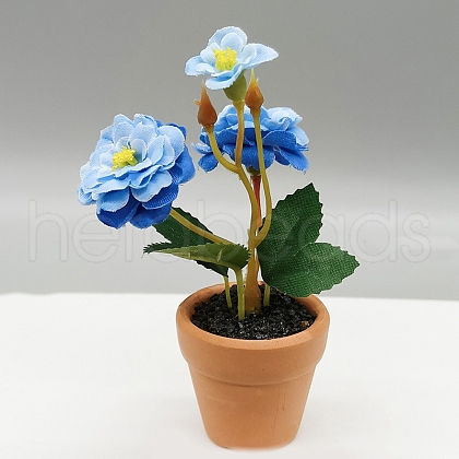 Miniature Vase for Flower Pots Micro Landscape Dollhouse Accessories PW-WG738B6-03-1