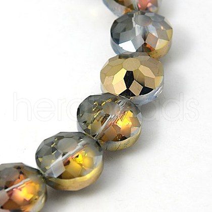 Electorplated Glass Beads EGLA-E002-2H-1