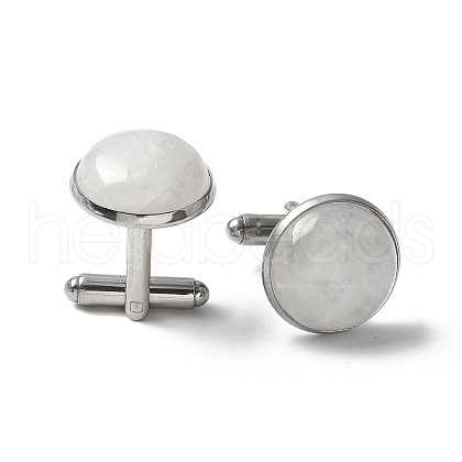 304 Stainless Steel Cuff Buttons G-C185-02P-32-1