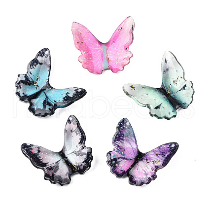Transparent Epoxy Resin Cabochons CRES-T024-01A-1