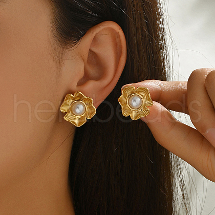 Stainless Steel Stud Earrings AY3289-3-1