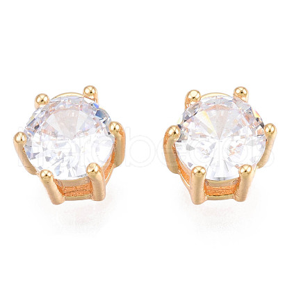 Brass Inlaid Cubic Zirconia Charms KK-N216-346A-1