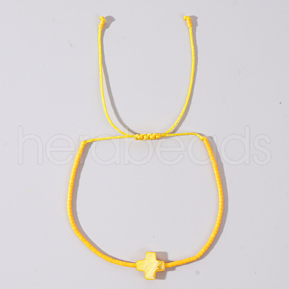 Bohemian Shell Cross Bracelets DE3960-5-1
