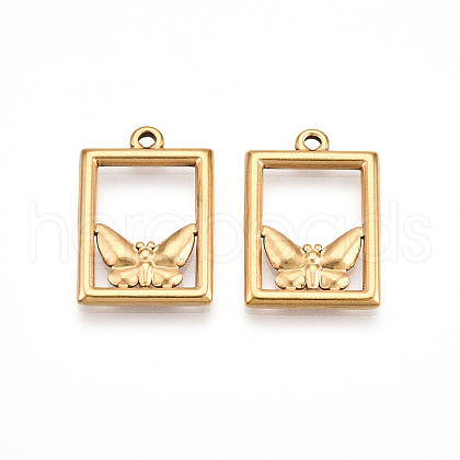 304 Stainless Steel Pendants STAS-N109-19G-1