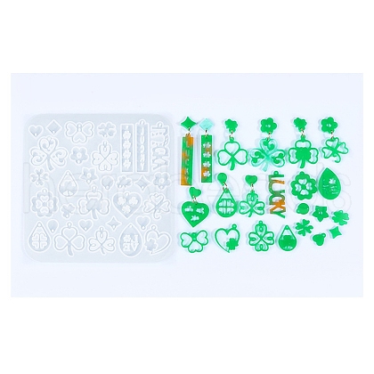 Clover Series DIY Silicone Ornaments Molds SIMO-R012-01B-1