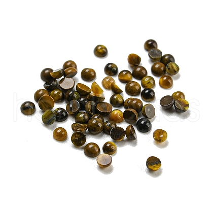 Natural Tiger Eye Cabochons G-H309-02-07-1