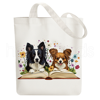 Canvas Women's Tote Bags ABAG-WH0057-007-1