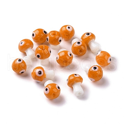 Handmade Evil Eye Lampwork Beads LAMP-D018-01F-1