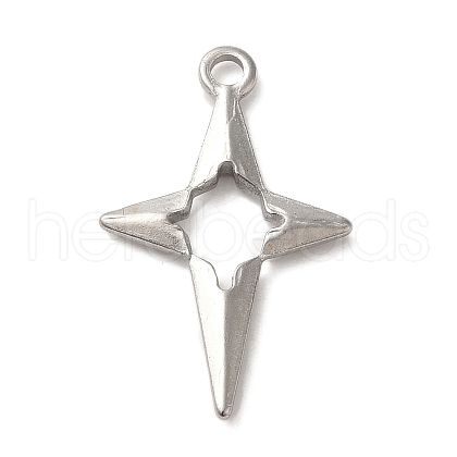 Non-Tarnish 304 Stainless Steel Pendants STAS-R223-27-1