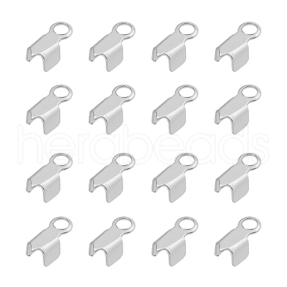 Unicraftale 304 Stainless Steel Folding Crimp Ends STAS-UN0009-33P-1