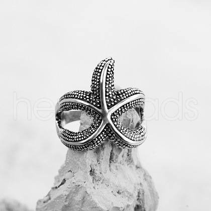 Adjustable Retro Alloy Cuff Rings for Men FS-WG61BF6-09-1