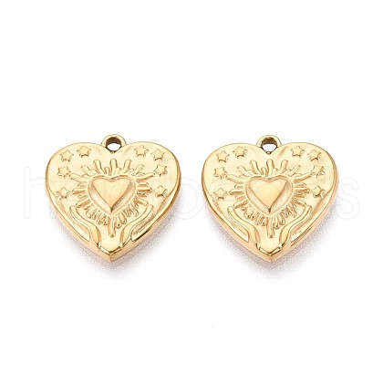 304 Stainless Steel Pendants STAS-N109-182G-1