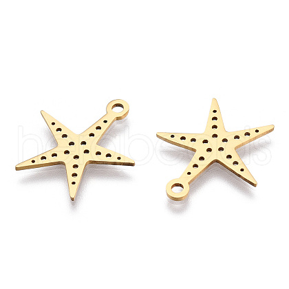 201 Stainless Steel Pendants STAS-T052-50G-1