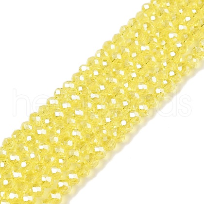 Electroplate Glass Beads Strands EGLA-A044-T2mm-A29-1