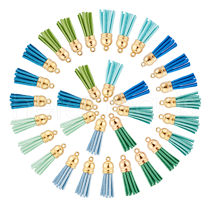   Faux Suede Tassel Pendant Decorations FIND-PH0002-57A-1