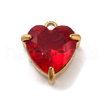 304 Stainless Steel Rhinestone Pendants STAS-P386-01G-06-1