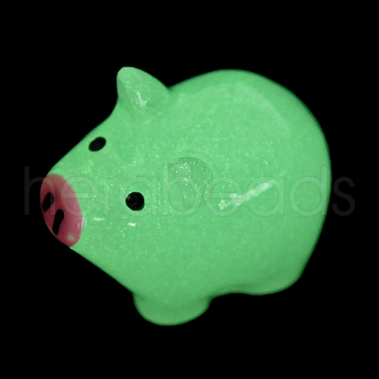 Luminous Resin Pig Ornament CRES-M020-11B-1
