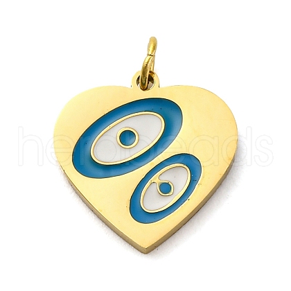 304 Stainless Steel Enamel Charms STAS-E550-66G-1