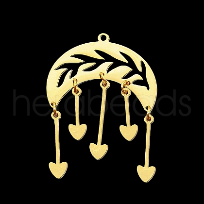 201 Stainless Steel Pendants STAS-S105-LA368-2-1