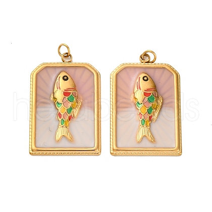 304 Stainless Steel Pendants STAS-H475-05G-1