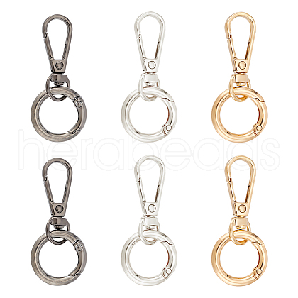 Alloy Swivel Lobster Claw Clasps HJEW-UN00008-1