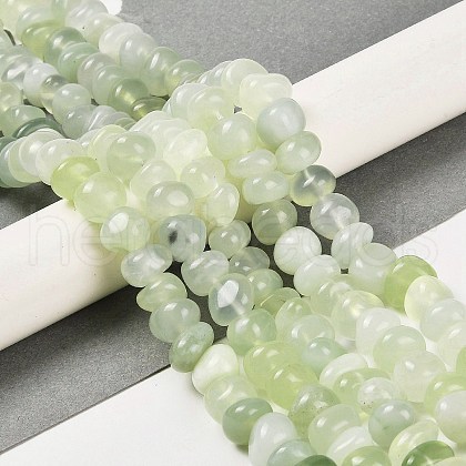Natural New Jade Beads Strands G-G053-C02-01-1
