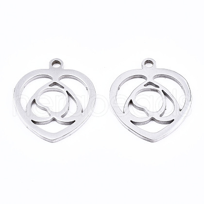Non-Tarnish 201 Stainless Steel Pendants STAS-T044-195P-1