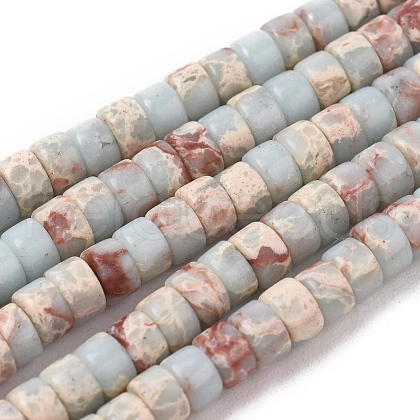 Synthetic Aqua Terra Jasper Beads Strands G-F631-A31-1