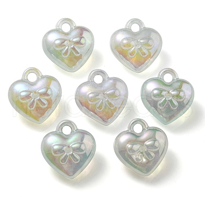 Luminous UV Plating Transparent Acrylic Pendants OACR-P010-10B-1