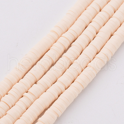 Handmade Polymer Clay Bead Strands X-CLAY-T002-4mm-76-1