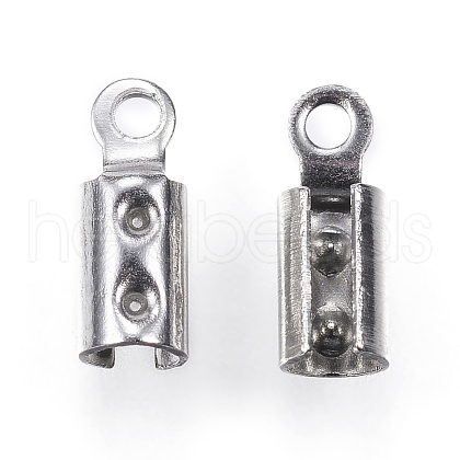 304 Stainless Steel Folding Crimp Ends STAS-P107-07P-1