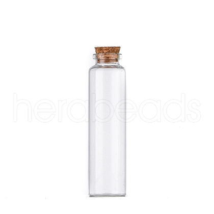 Glass Empty Wishing Bottle PW-WG17389-09-1