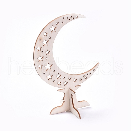 Eid Mubarak Wooden Ornaments X-WOOD-D022-A05-1
