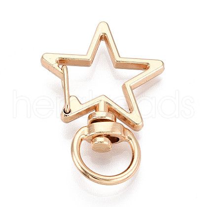 Alloy Swivel Snap Hook Clasps PALLOY-T090-80KCG-1
