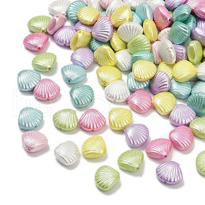 Opaque Acrylic Imitation Pearl Beads OACR-B031-56-1