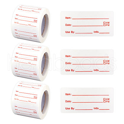 500Pcs Rectangle Roll Stickers DIY-WH0152-935B-1