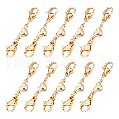10Pcs 304 Stainless Steel Lobster Claw Clasps FIND-AB00054-1