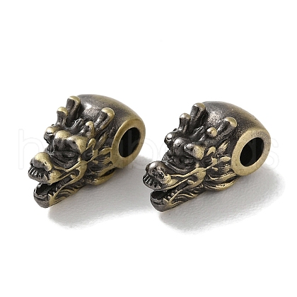 Tibetan Style Brass Beads KK-M284-57AB-1