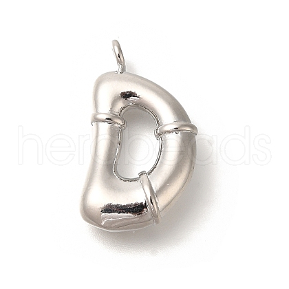 Rack Plating Brass Pendants KK-I722-08P-D-1