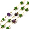 Handmade Natural Amethyst Nuggest Beaded Chains CHC-F020-06G-03-1