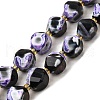 Natural Fire Crackle Agate Beads Strands G-U023-A17-01-2