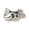 Brass Micro Pave Cubic Zirconia Charms KK-I276-42P-2