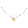 Brass Paperclip Chain Necklaces NJEW-JN04842-1