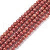 Natural Silver Line Jasper Beads Strands G-P451-02C-2