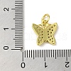 Real 18K Gold Plated Brass Pave Cubic Zirconia Pendants KK-M283-10E-01-3