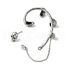 316 Surgical Stainless Steel Cuff Earrings EJEW-E300-15AS-02-2