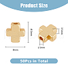 DICOSMETIC 50Pcs Alloy Beads FIND-DC0005-53-2