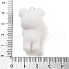 Flocking Resin Pendants RESI-Z028-05C-3