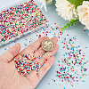   12Bags 12 Colors Opaque Glass Round Seed Beads GLAA-PH0003-32-3